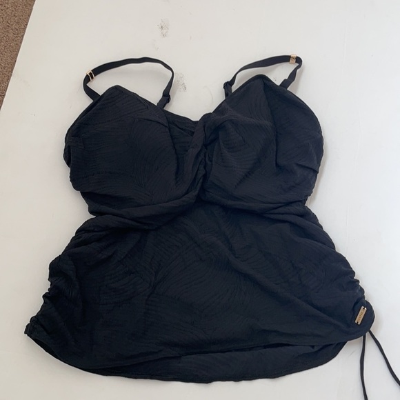 Fantasie Black Ottawa Twist Underwire Tankini Top 38I - Picture 5 of 9